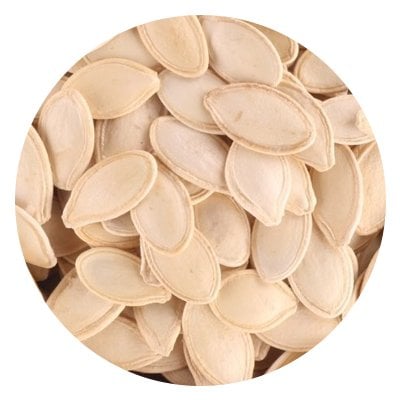 Raw pumpkin seeds in shell