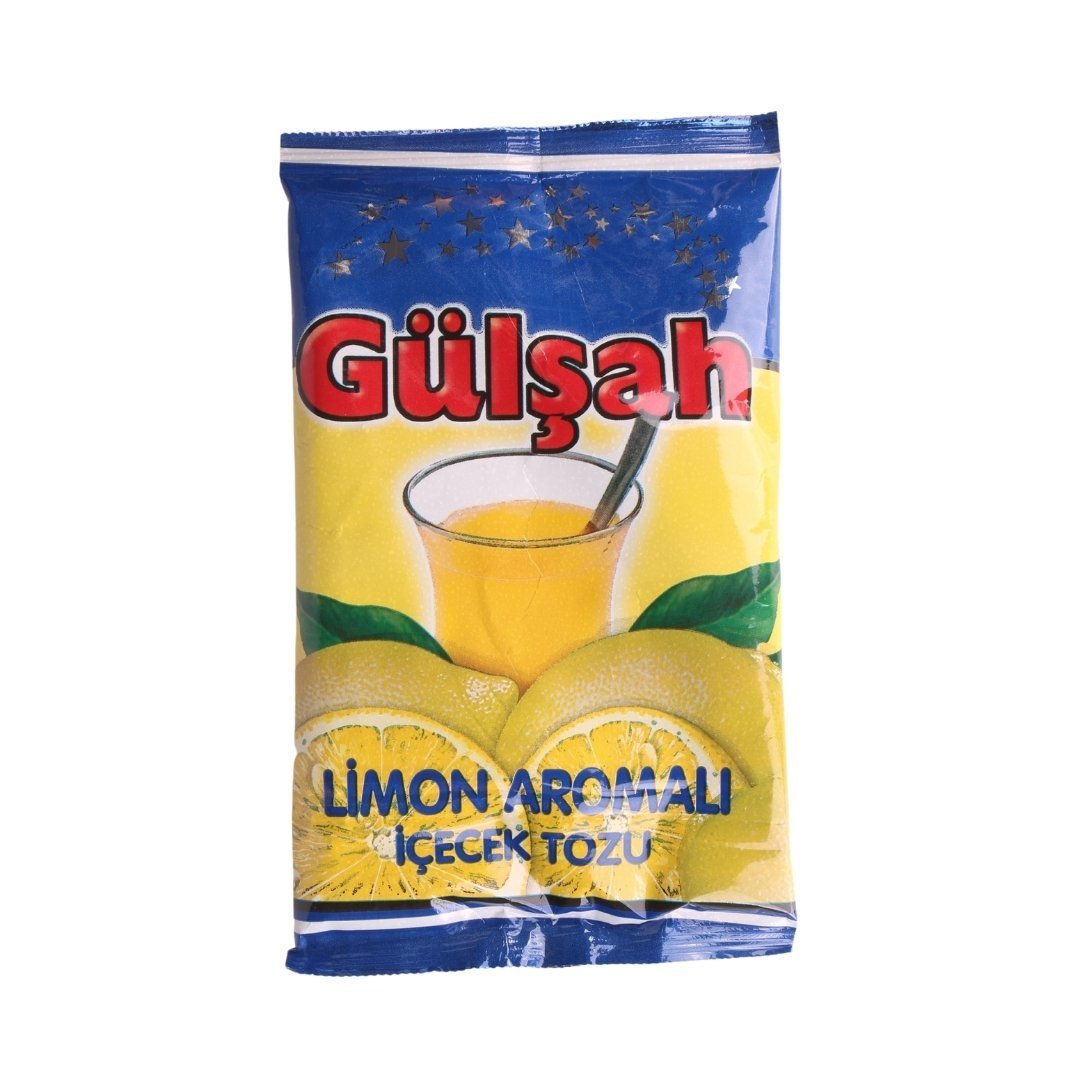 Limon aromalı içecek tozu