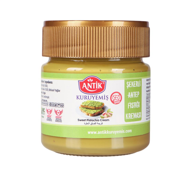 Antep Fıstık Kreması Şekerli 220 Gr