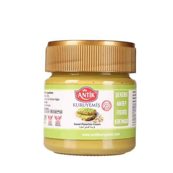 Antep Fıstık Kreması Şekerli 220 Gr