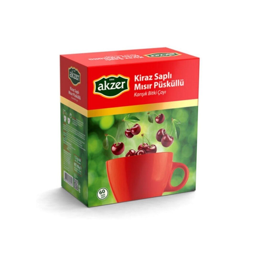 Kiraz Saplı Mısır Püskülü 60'lı