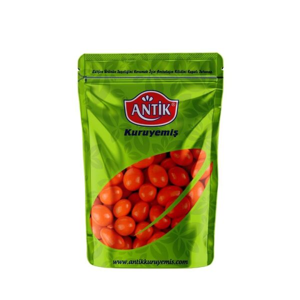 Çikolata Kaplamalı Badem Şekeri Turuncu 250 gr
