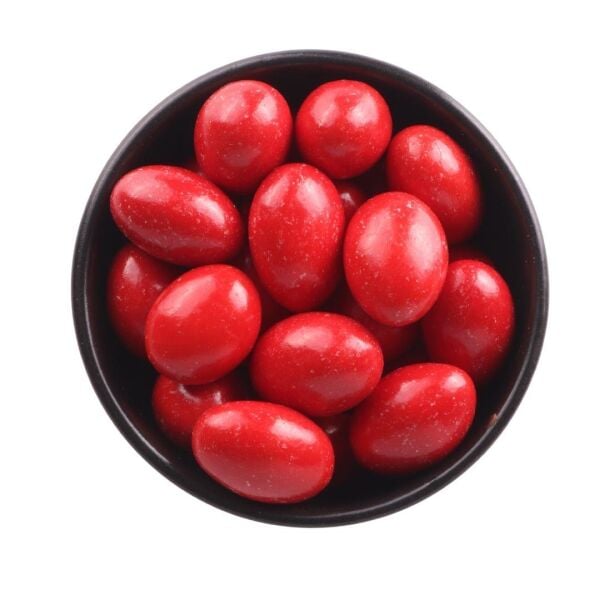 Çikolata Kaplamalı Badem Şekeri Kırmızı 250 gr