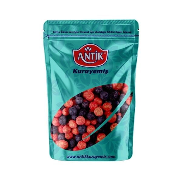 Chocolate Coated Mixed Fruit Cube Dragee 250 GR