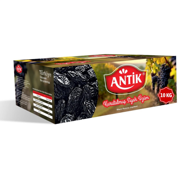 Black Raisins (Unpitted) 10 kg
